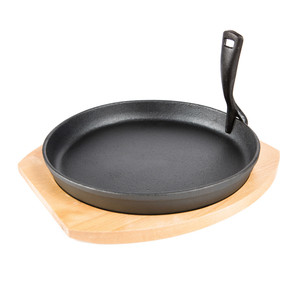 THE BASTARD CAST IRON COOKING PLATE & HOLDER LARGE BB129L